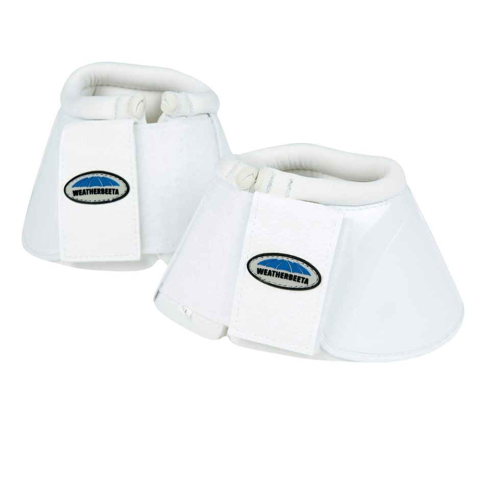 image 1 of Weatherbeeta Impact Bell Boots - White - Cob