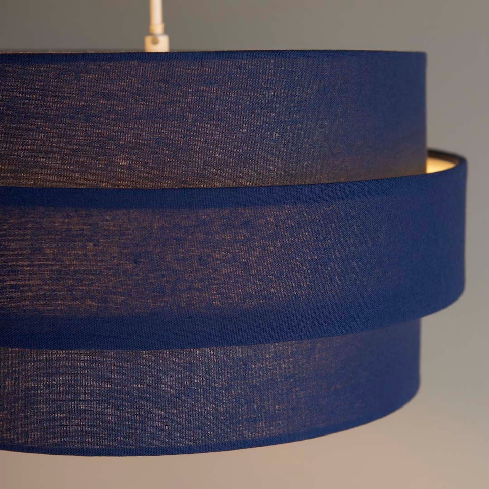 image 1 of Ziggy Navy Easy-Fit Pendant Shade
