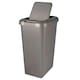 image 1 of 1 x Platinum Rubbish Waste Recycling Moda Waste Bin Tall Compact 45L For Home & Kitchen With Special Lid Silver