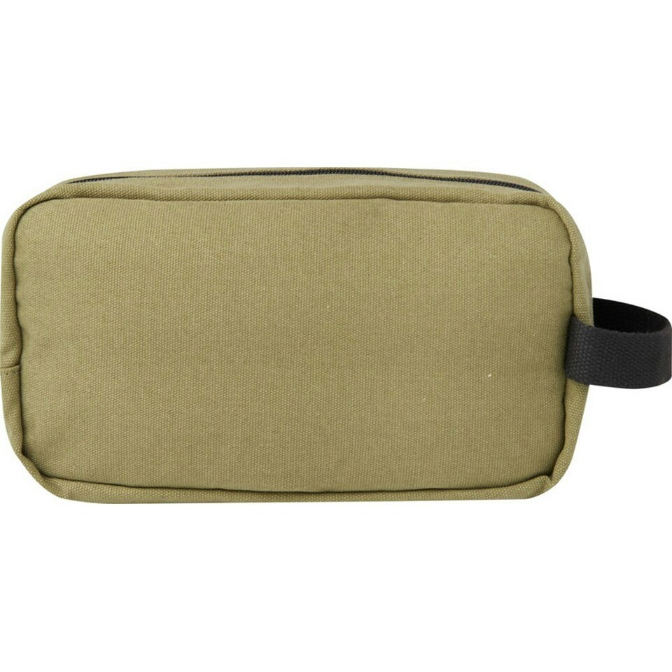 image 1 of Joey Canvas Recycled 3.5L Toiletry Bag - Olive - One Size