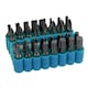 image 2 of 33pc Power Bit Screwdriver Holder Pozi Slotted Hex Torx Star Phillips Flathead