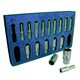 image 2 of 3/8" Drive Double Deep Metric MM Sockets 12 Sided Bi-Hex 8mm - 24mm 17pc