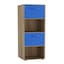 Oak & Dark Blue