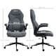 image 3 of Vinsetto Gaming Chair, Office Desk Chair, Comfy Computer Chair with Adjustable Arms and Rolling Wheels for Home Work Study, Charcooal Grey