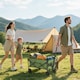 image 2 of Outsunny 62L Festival Trolley, 120kg Heavy Duty Folding Trolley Cart, Green