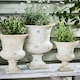 image 1 of Granada White Urn Planters White