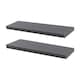 image 1 of Harbour Housewares Modern Floating Wall Shelves - 100cm - Grey - Pack of 2