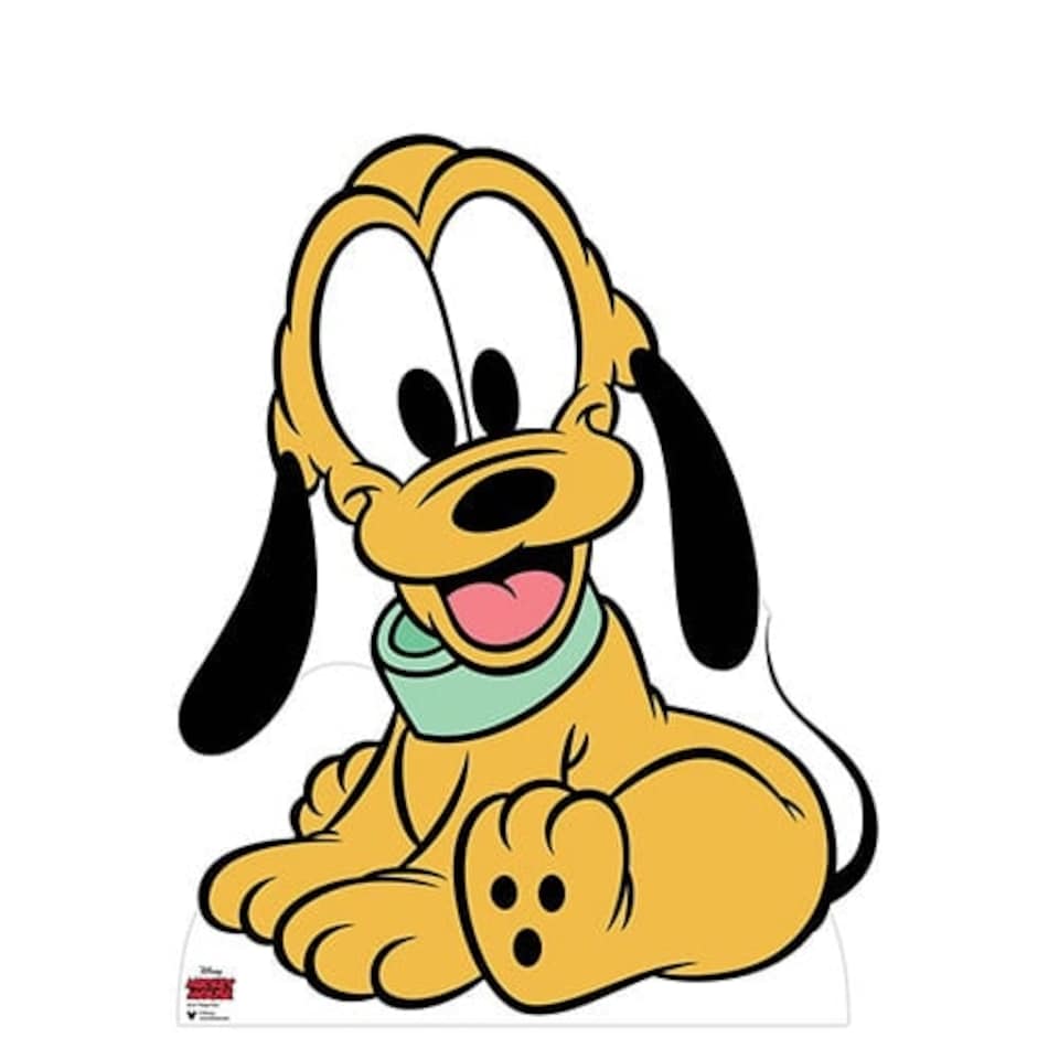 Baby Pluto Disney Star Mini Cardboard Cutout 91cm