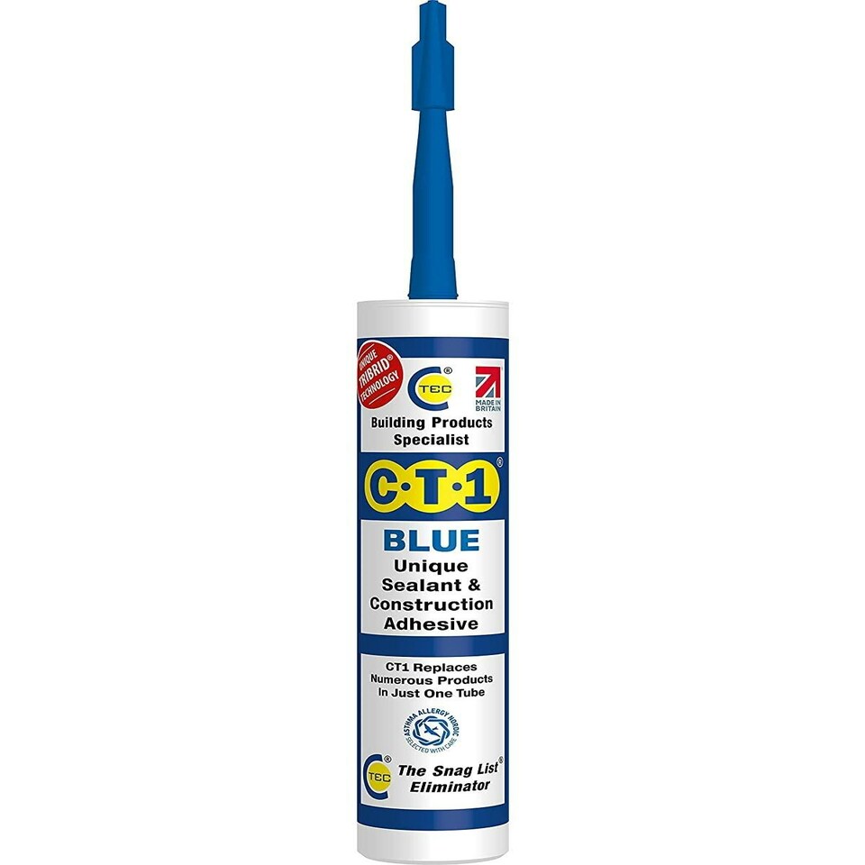 image 1 of CT1 - Blue - Building Sealant & Adhesive Snag Tube for Virtually Any Material Pack of 6