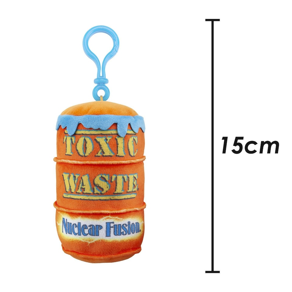 image 1 of Toxic Waste Nucleaer Fusion Soft Toy Candy Inspired Plush Cuddly 15cm Orange