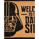 image 2 of Star Wars Welcome To The Dark Side Darth Vader Door Mat - Black/Brown - One Size