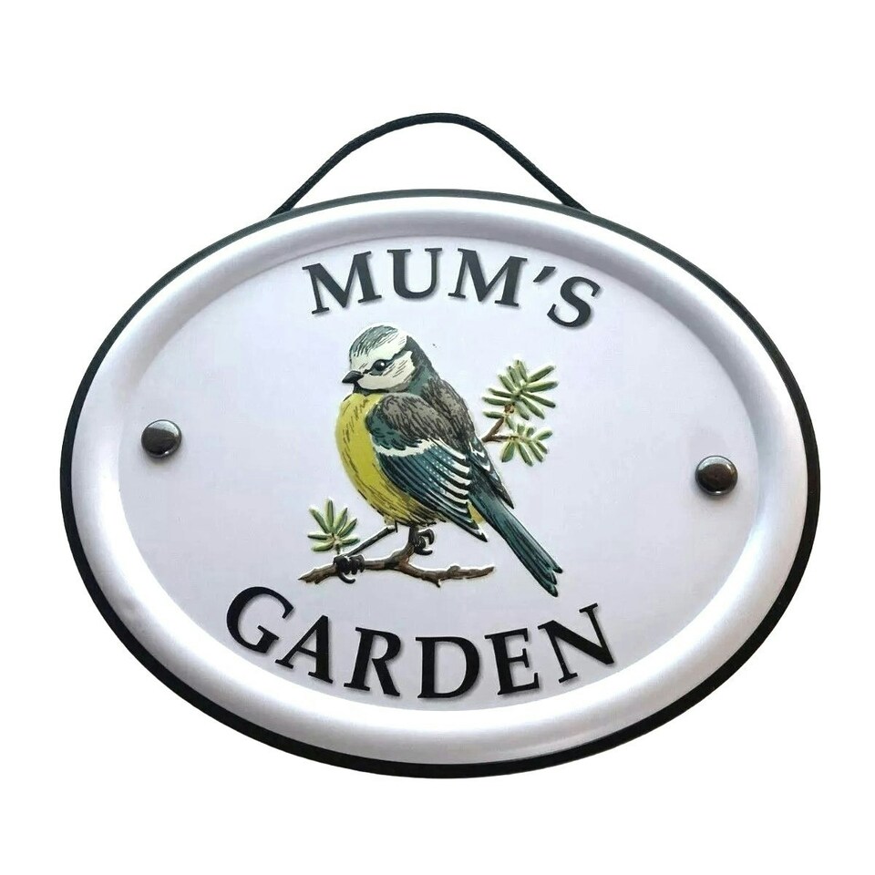 Decorative Bird Garden Sign - Mum