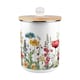 image 1 of Wildflowers Food Waste Caddy - Metal 2L Decorative Kitchen Compost Bin
