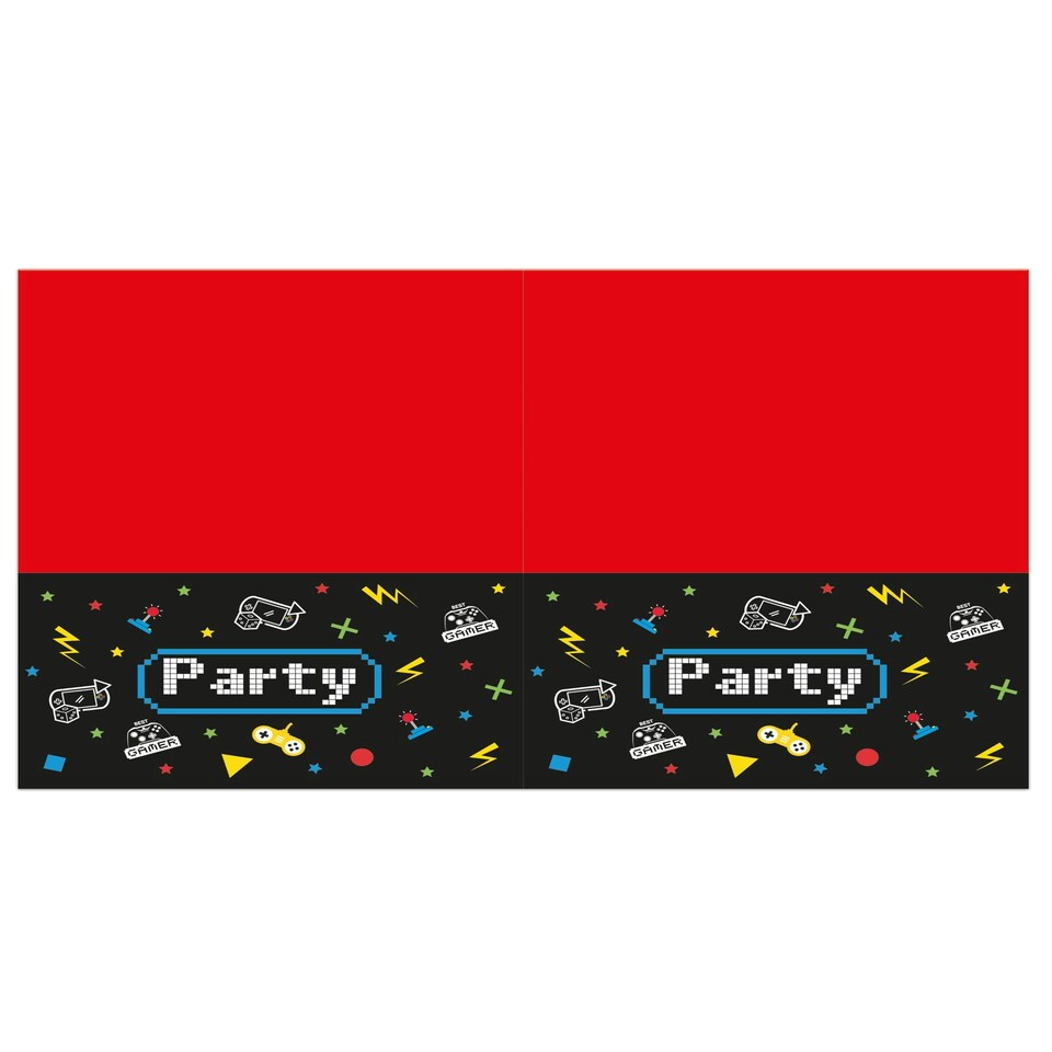 GAMING PARTY PLASTIC TABLECOVER - Generic Children's Themes - 93773 Multi