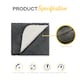 image 7 of MONHOUSE Heated Throw - Double Electric Blanket - 150 x 200 cm - Digital Controller - 9H Timer, 9 Heat Settings, Auto Shutoff