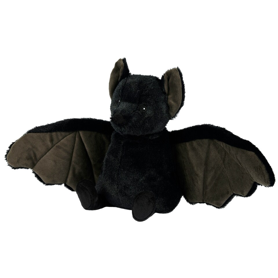 image 1 of Warmies Plush Black Bat Microwavable Weighted Teddy