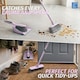 image 4 of 2-in-1 Indoor Sweeping Broom & Dustpan Set Ergonomic Floor Cleaning Kit | Multi | Lilac