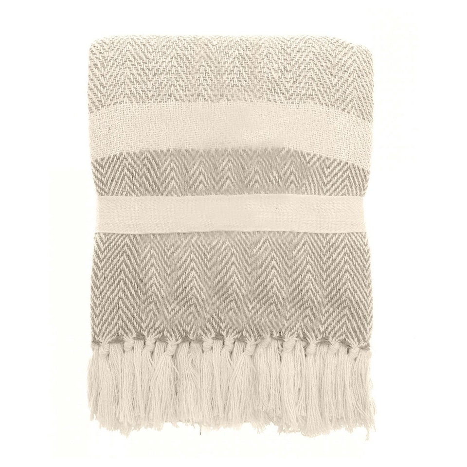 Home & Living Izzy Recycled Throw - Natural - One Size