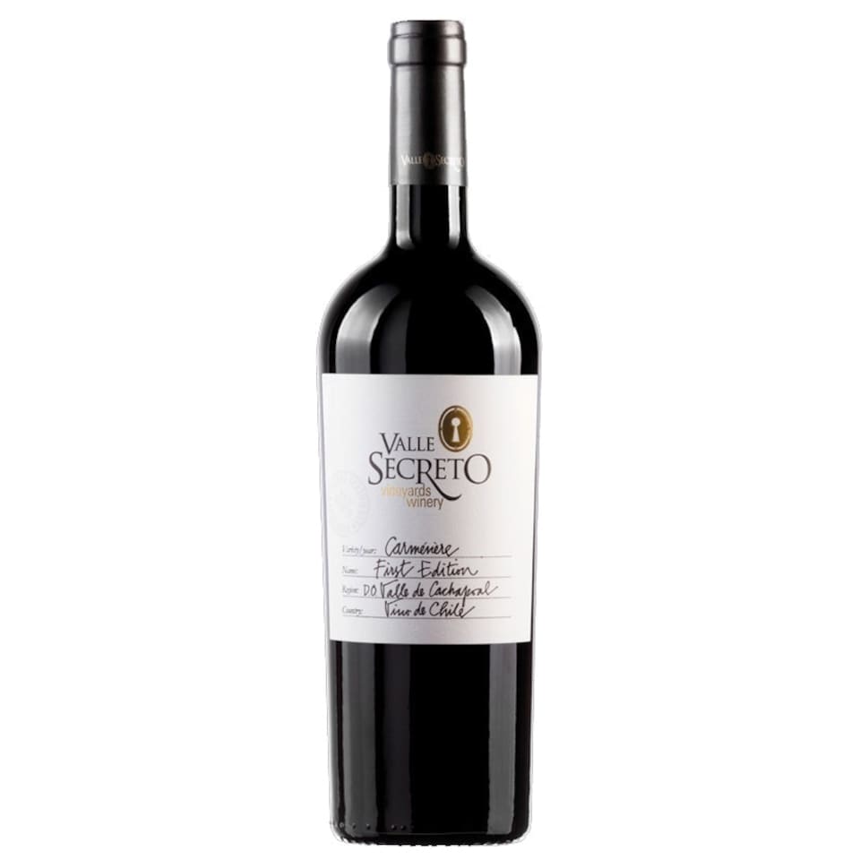 Valle Secreto First Edition Carmenere 75cl - Chilean Red Wine