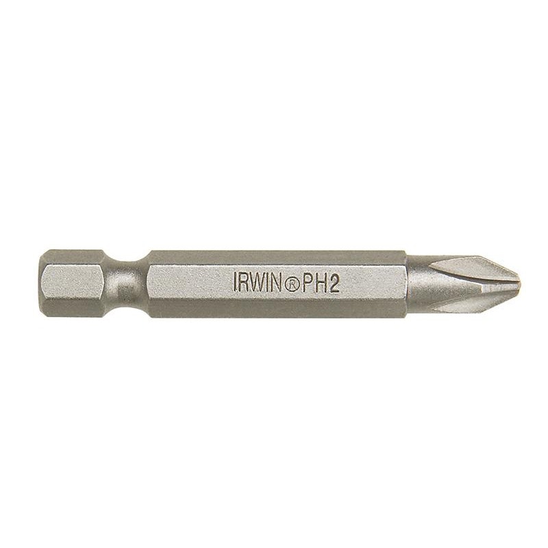 Irwin Power Screwdriver Bits, Phillips - Multi Colour - PH2 70mm Pack of 1