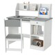image 1 of ZONEKIZ Kids Desk and Chair Set with Storage, for Ages 5-8 Years 
