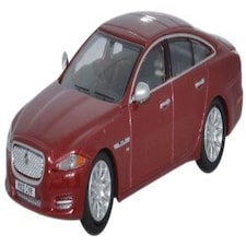 Oxford Diecast Jaguar XJ Saloon Carnelian Red