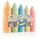 image 3 of Pack of 5 9cm Jumbo Coloured Sidewalk Chalk by World of Colour