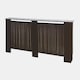 image 2 of OHS Ribbed Radiator Cover Slatted Engineered Wood - Large