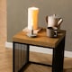 image 5 of Strington Side Table in Black and Oak