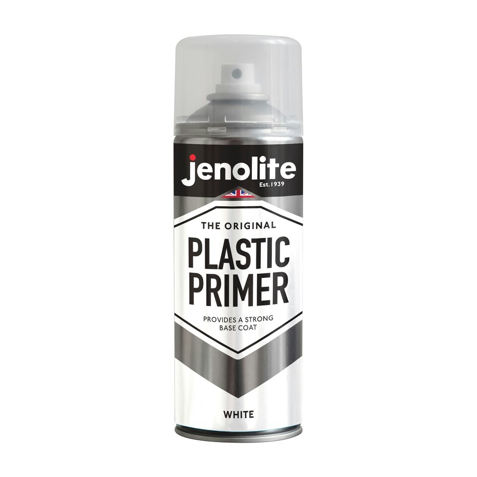 image 1 of Jenolite Premium Plastic Primer Spray - White - 400ml - 3-Pack