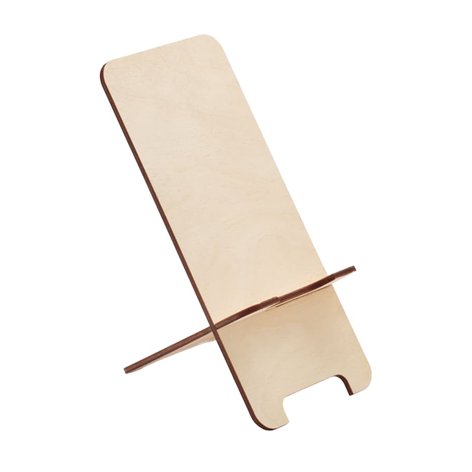 image 1 of MidOcean Grouw Stand Seed Wood Mobile Phone Stand | Bronze | Wood | One Size | 1