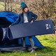 image 2 of 2.5cm Single Camping Mat Self Inflating Inflatable Camp Roll Mattress With Bag Trail | Blue | Single | 1
