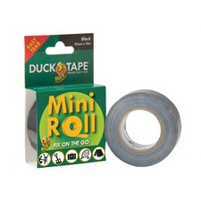 Shurtape Duck Tape Mini Roll 25mm X 10m Black - Multi Colour - One Size