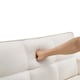 image 7 of FENCHILIN 2 Seater Pull Out Sofa Bed Loveseat Recliner with Hidden Table, Cup Holders, USB & Type-C Beige
