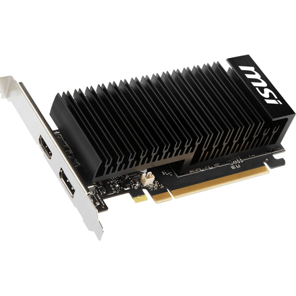 image 1 of MSI GeForce GT 1030 LP 4GB OC GDDR4 DirectX 12.0 Graphics Card
