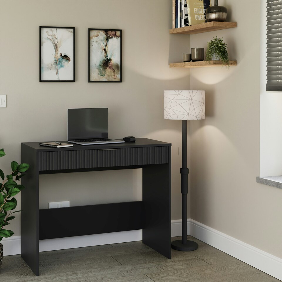 image 1 of GFW Rankin Dressing Table Desk - Black