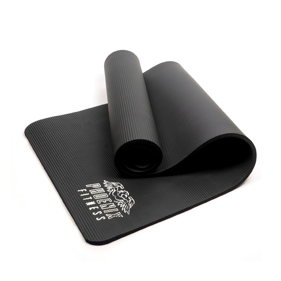 image 1 of Phoenix Fitness NBR Fitness Mat - Black
