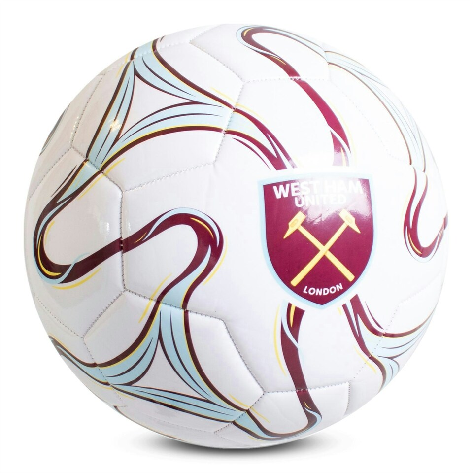 image 1 of West Ham 26 Panel Size 5 Cosmos Football - Claret Red