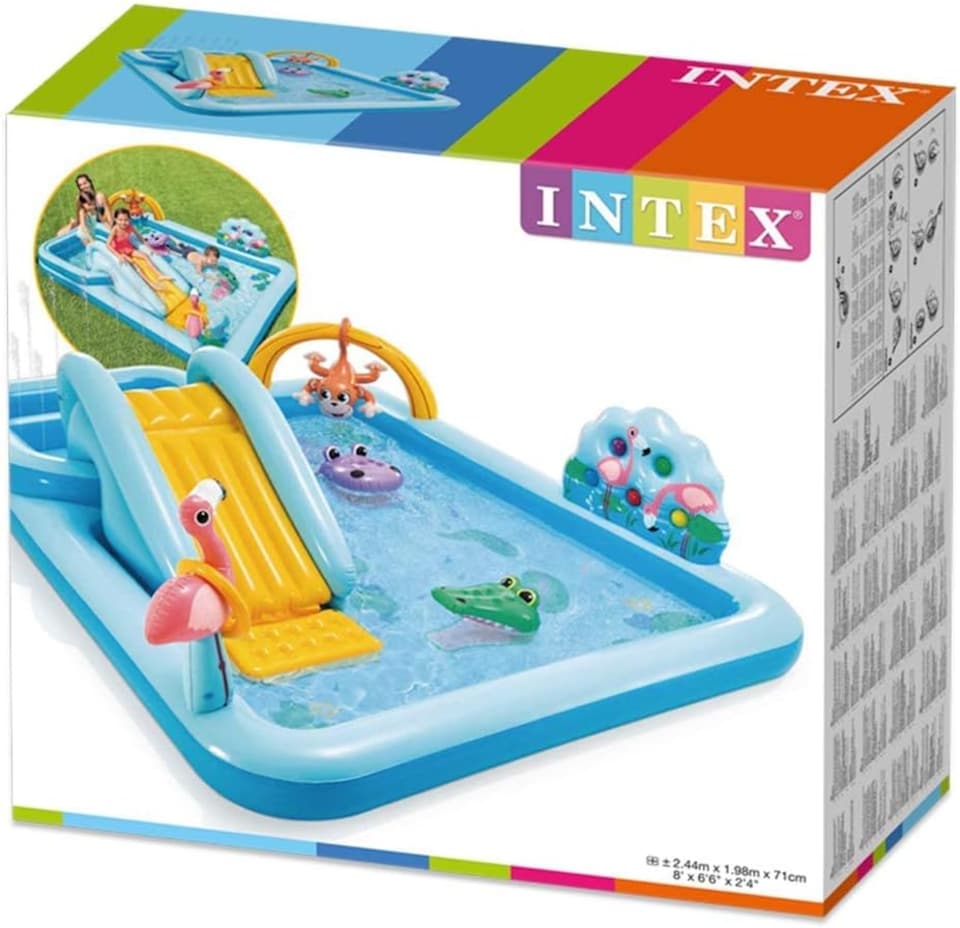image 1 of Intex Jungle Adventures Water Play Center Fun-Filled Playtime for Kids | Blue | 1