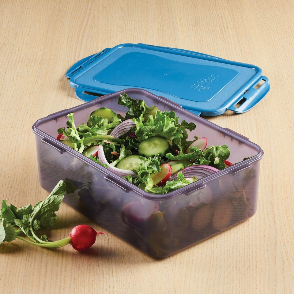 image 1 of LocknLock Eco Food Container Set 1L Rectangular Lunch Storage Box - Pack of 3