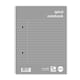 image 5 of Rhino A5+ 160 Pages 8mm Lined with Margin Spiral Softback Notebook
