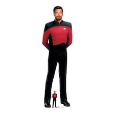 William T. Riker Star Trek: The Next Generation Jonathan Frakes Lifesize Cardboard Cutout 192cm