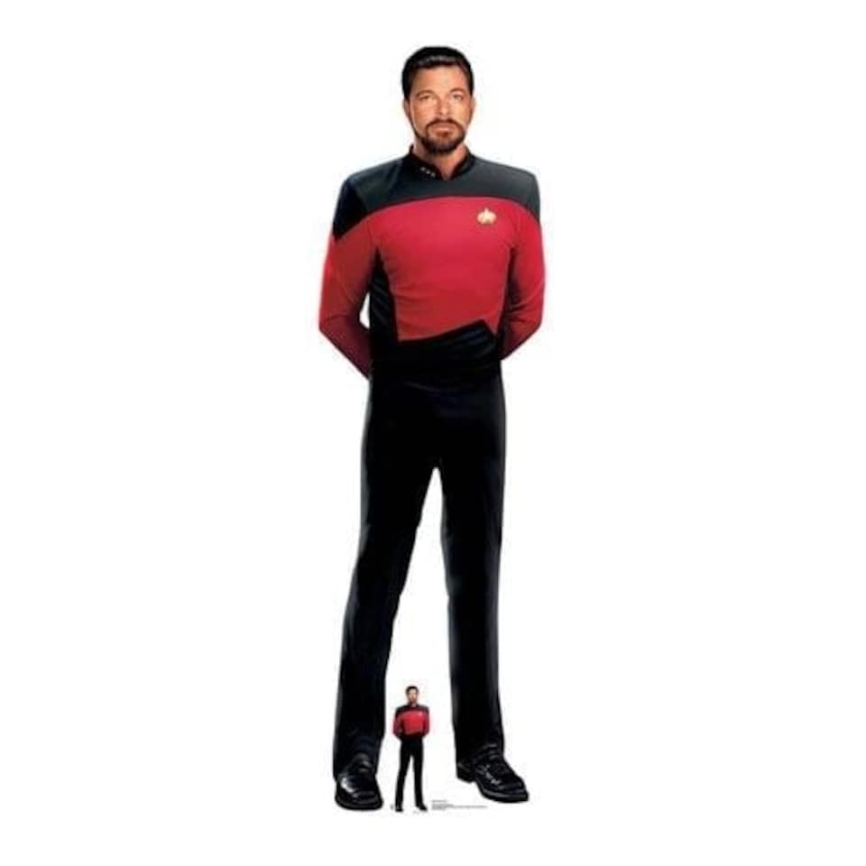 image 1 of William T. Riker Star Trek: The Next Generation Jonathan Frakes Lifesize Cardboard Cutout 192cm
