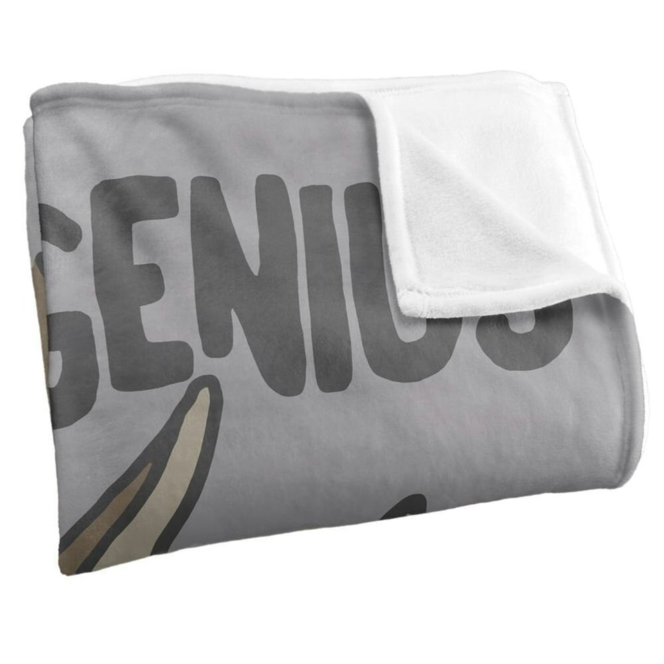 image 1 of Looney Tunes Super Genius Doodle Blanket - Multicoloured - One Size