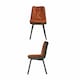 image 3 of Armchair Buttons Brown Black Grey Steel 62 x 85 x 47 cm (2 Units) Brown