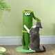 image 6 of PawHut Cat Scratcher Post Indoor with Sisal Rope, 63cm Tall, Green