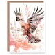 image 1 of Red Kite Bird Prey Animal Nature Lover Warm Artistic Him Her Birthday Card