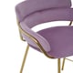 image 5 of Interiors by Premier Tamzin Pink Velvet Bar Chair Pink