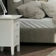 image 1 of Como White, 2 Petite Drawer Bedside Cabinet White
