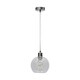 image 1 of Barnum - Clear Glass Globe with Chrome Pendant Fitting | Clear | Clear | 1
